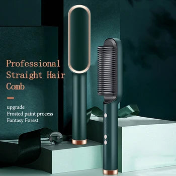 Hair Straightener Comb Brush